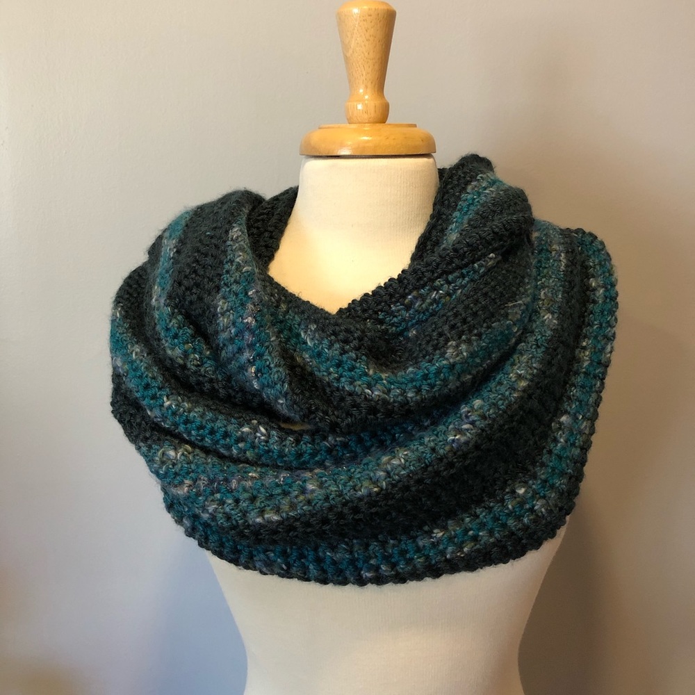 Handmade infinity scarf